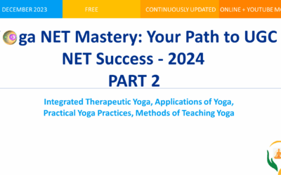 YogaNET Mastery: Your Path to UGC NET Success – 2025 Part – 2